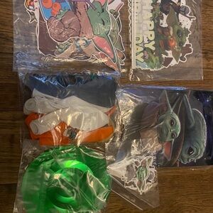 Star Wars Themed Party Decoration Set - Green, White, Orange